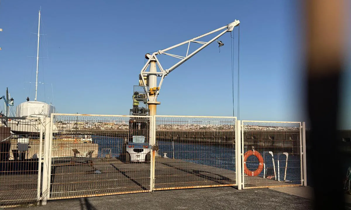 Marina de Cascais: Kran