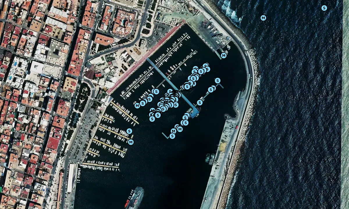 Satelite image of Marina de Garrucha