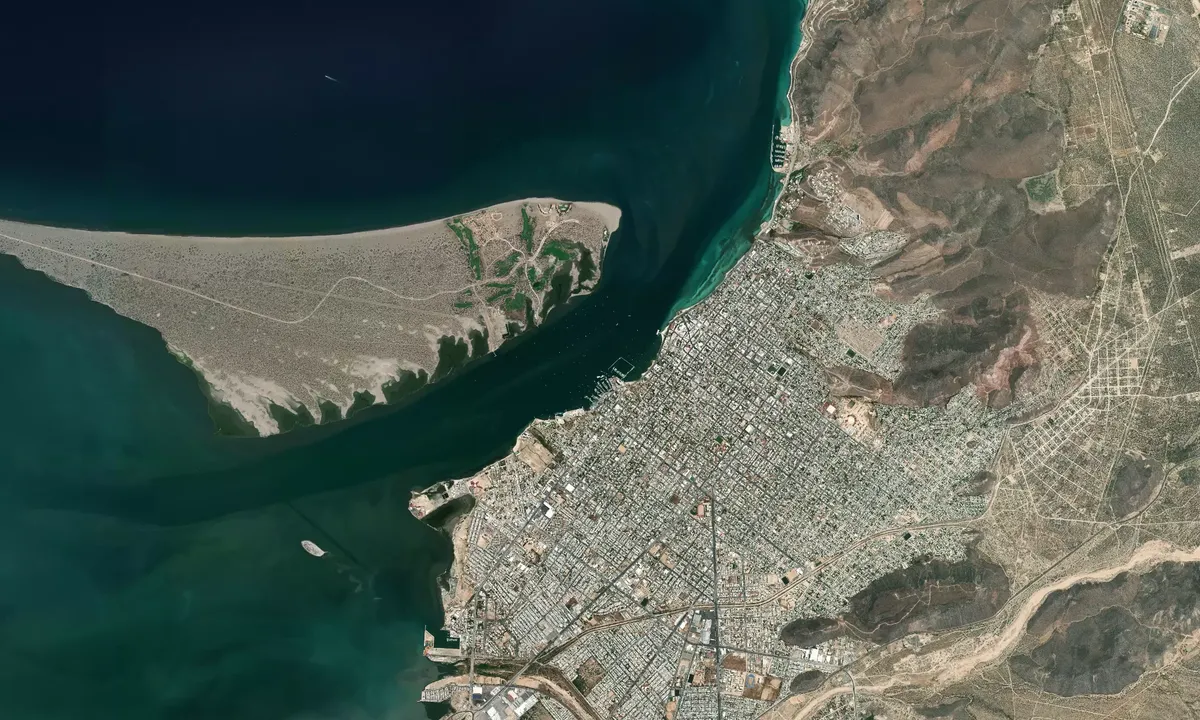 Flyfoto av Marina de La Paz