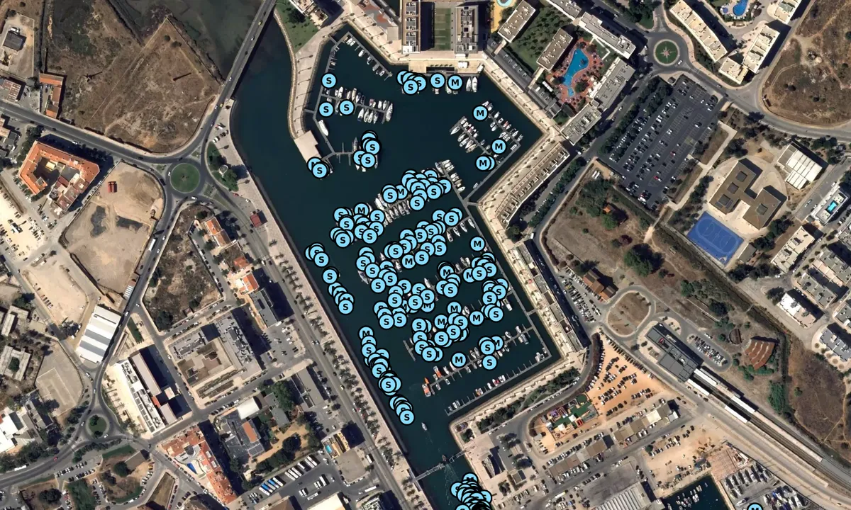 Satelite image of Marina de Lagos