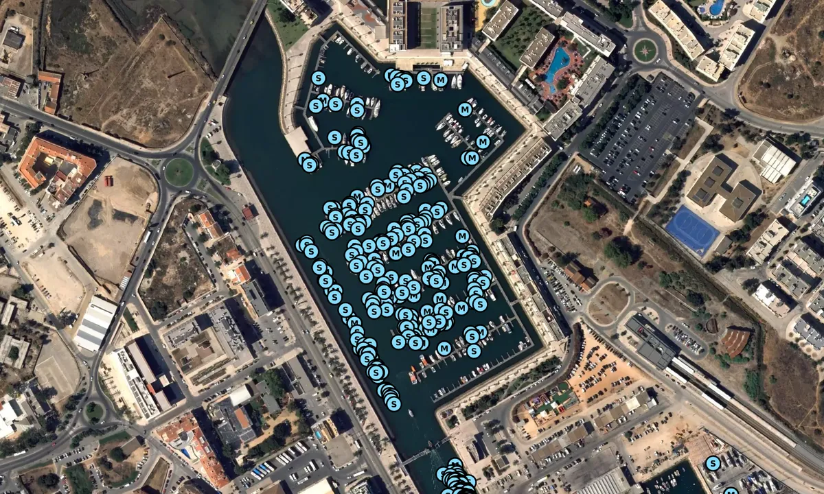 Satelite image of Marina de Lagos
