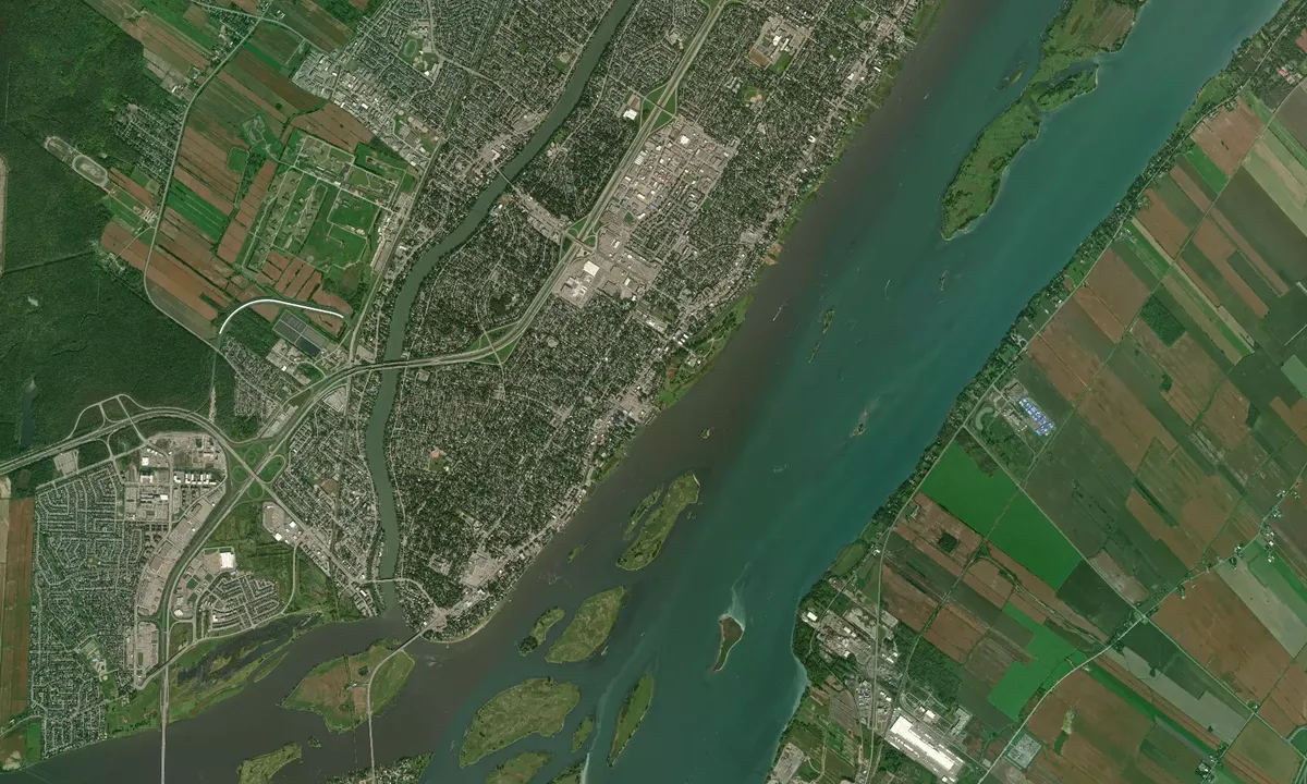 Flyfoto av Marina de Repentigny