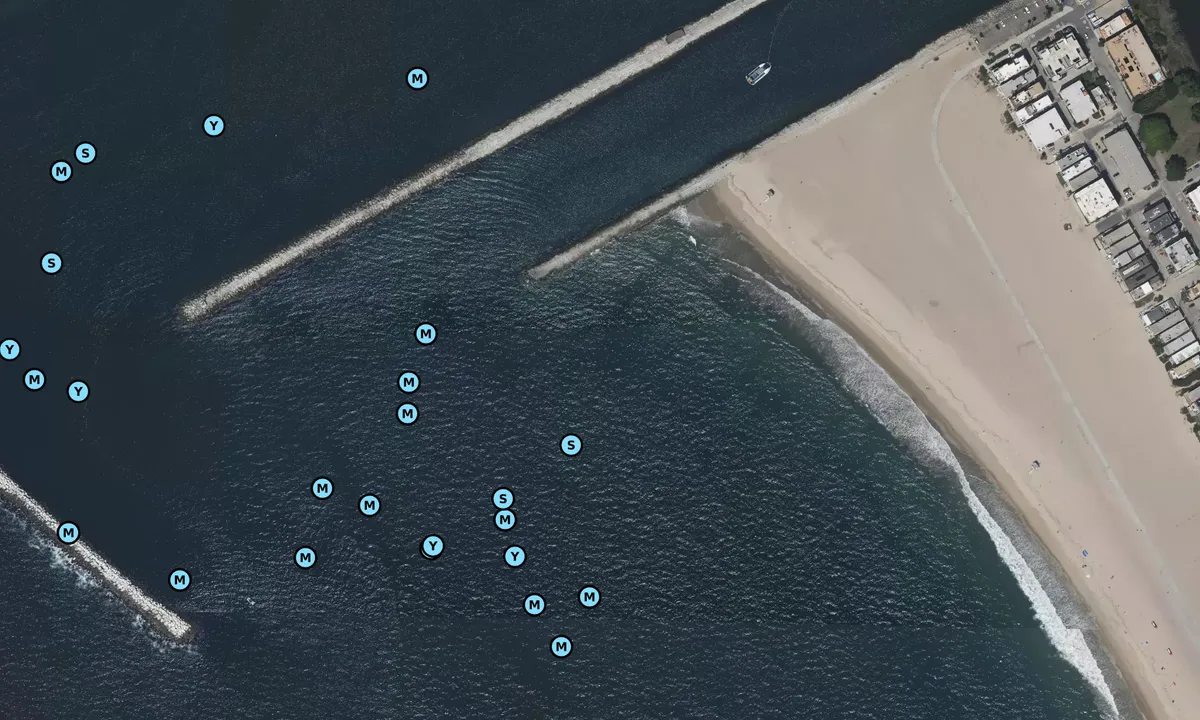 Satelite image of Marina Del Rey - Los Angeles
