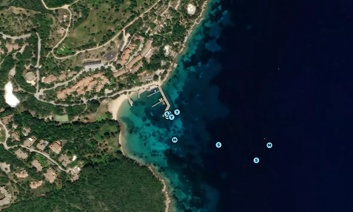 Satelite image of Marina di Cala Capra 1