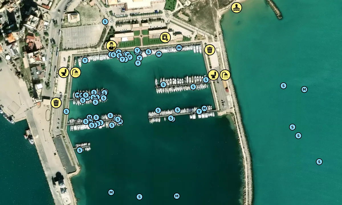 Satelite image of Marina di Cala del Sole - Licata