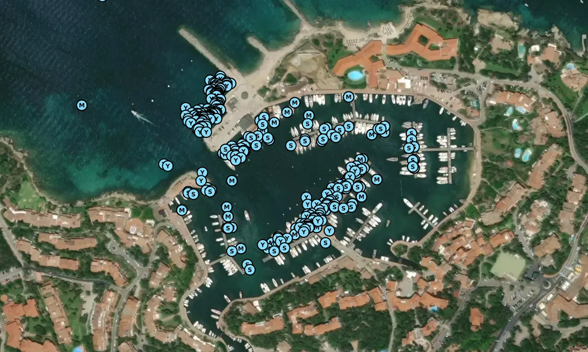 Satelite image of Marina di Porto Rotondo - Sassari