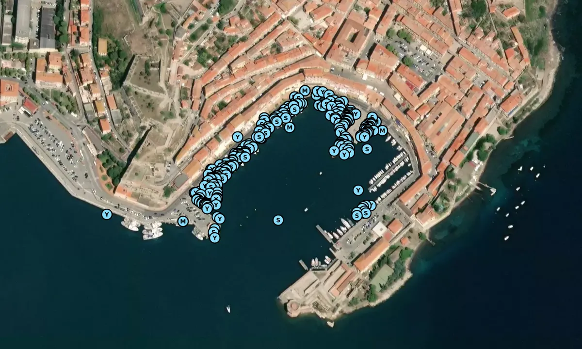 Satelite image of Marina di Portoferraio - Cosimo De Medici