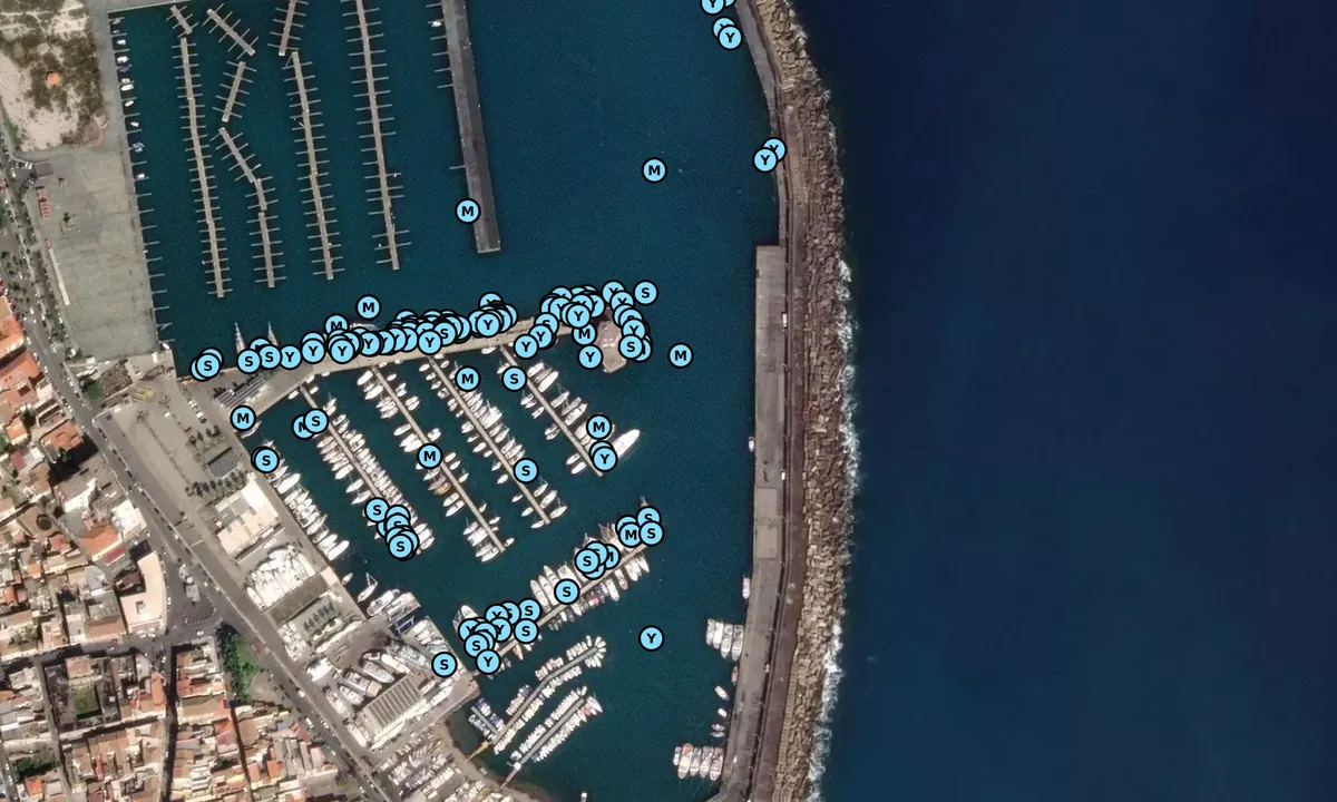 Satelite image of Marina di Riposto Porto dell'Etna S.p.a.