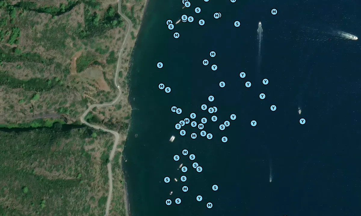 Satelite image of Marina di Salina