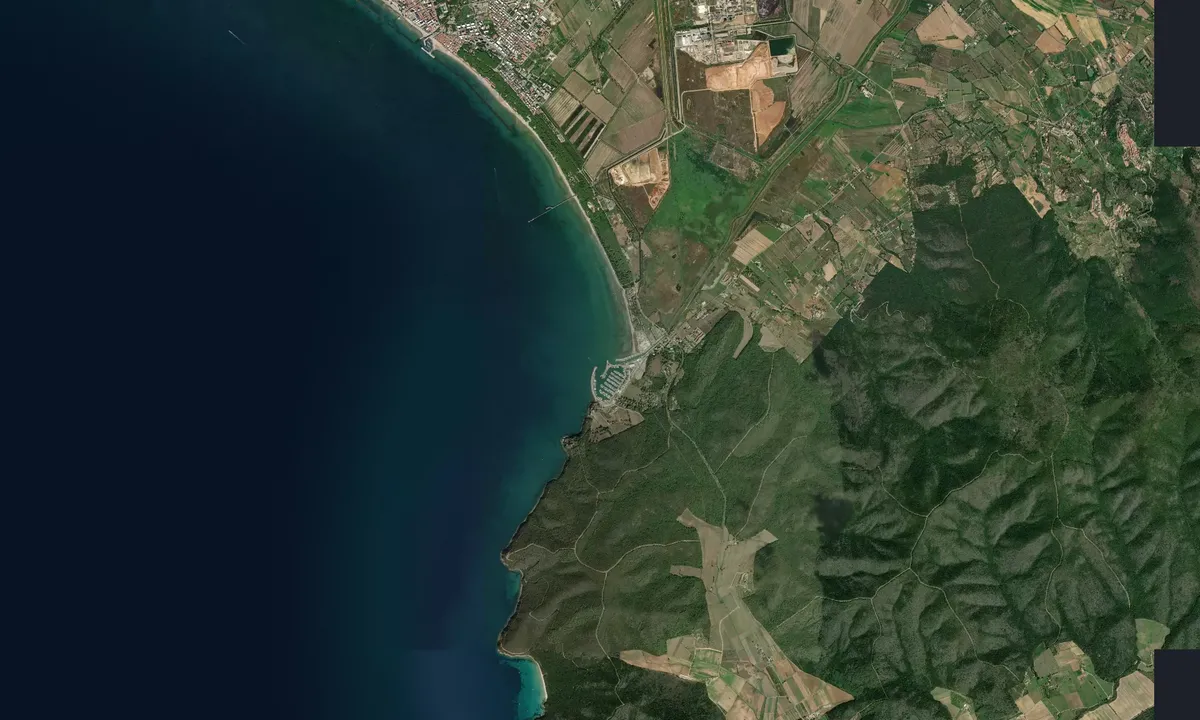 Flyfoto av Marina di Scarlino - Puntone di Scarlino