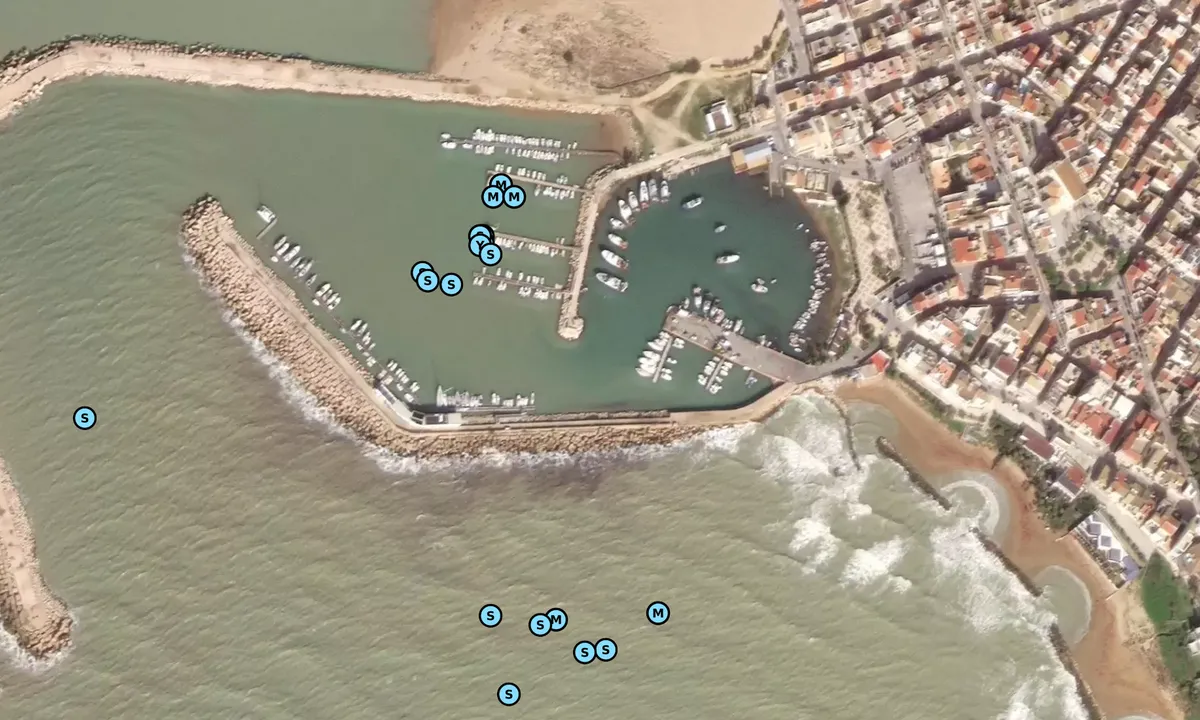 Satelite image of Marina di Scoglitti