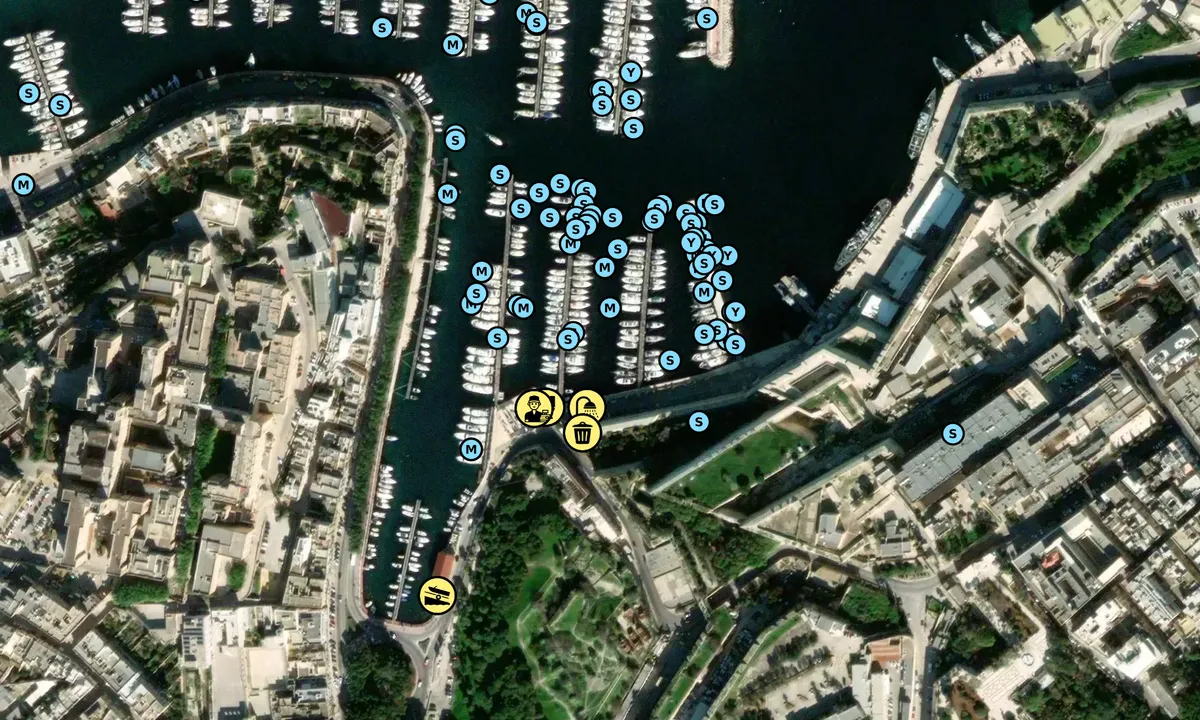 Satelite image of Marina di Valletta