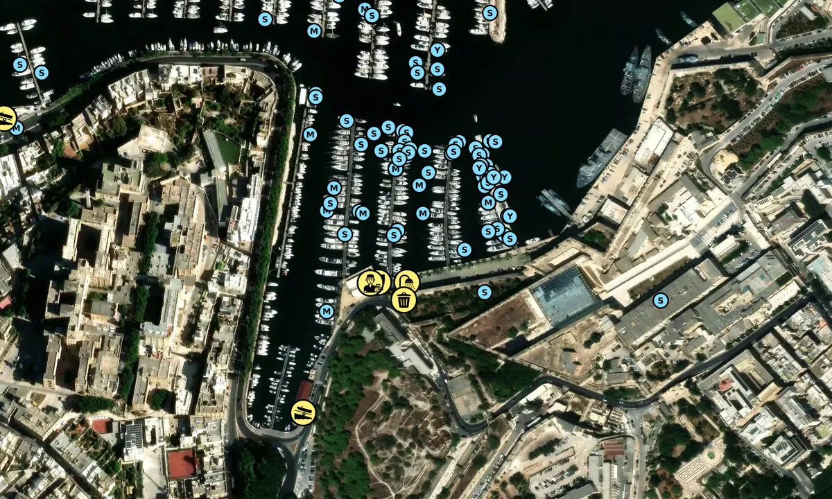 Satelite image of Marina di Valletta