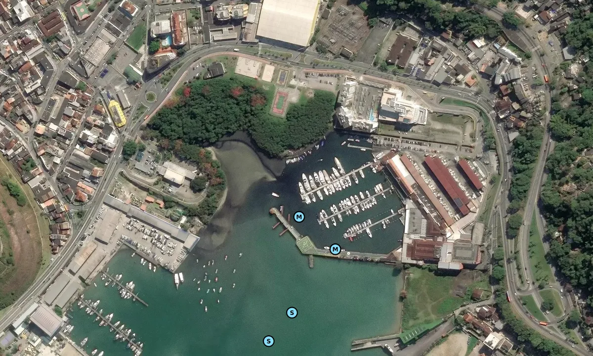 Satelite image of Marina dos Piratas