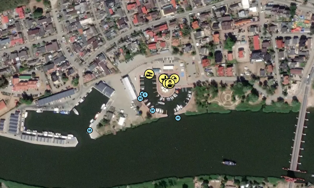 Satelite image of Marina Dziwnów 