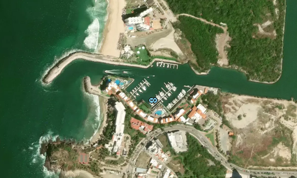 Satelite image of Marina El Cid - Mazatlán