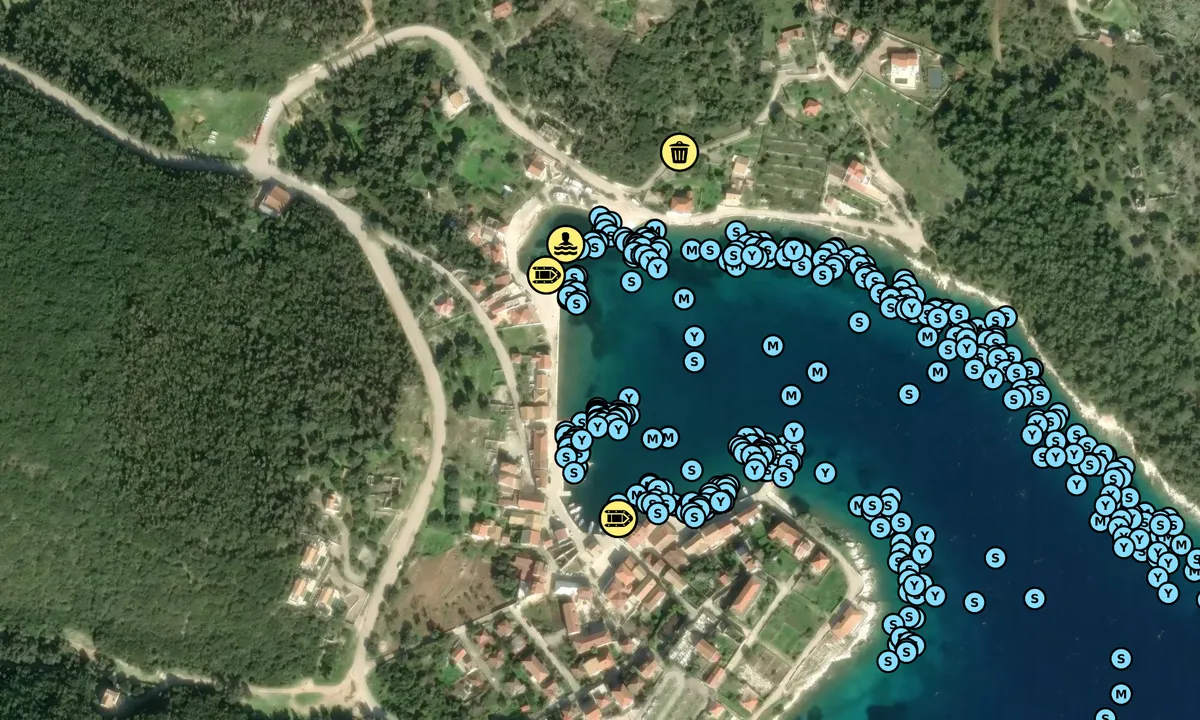 Satelite image of Marina Fiskardo