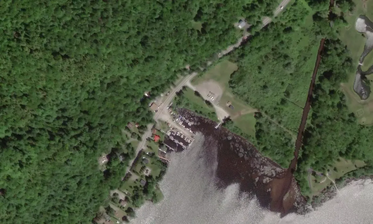 Satelite image of Marina Fitch Bay