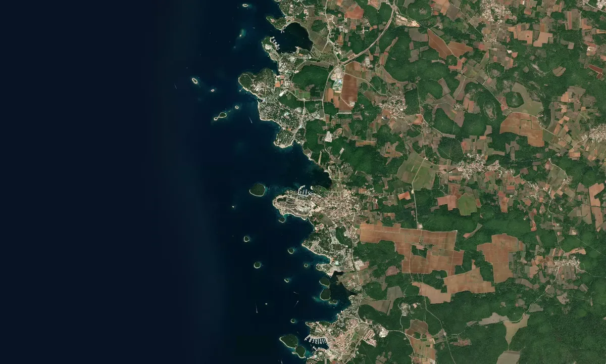 Flyfoto av Marina Funtana - Općina Vrsar