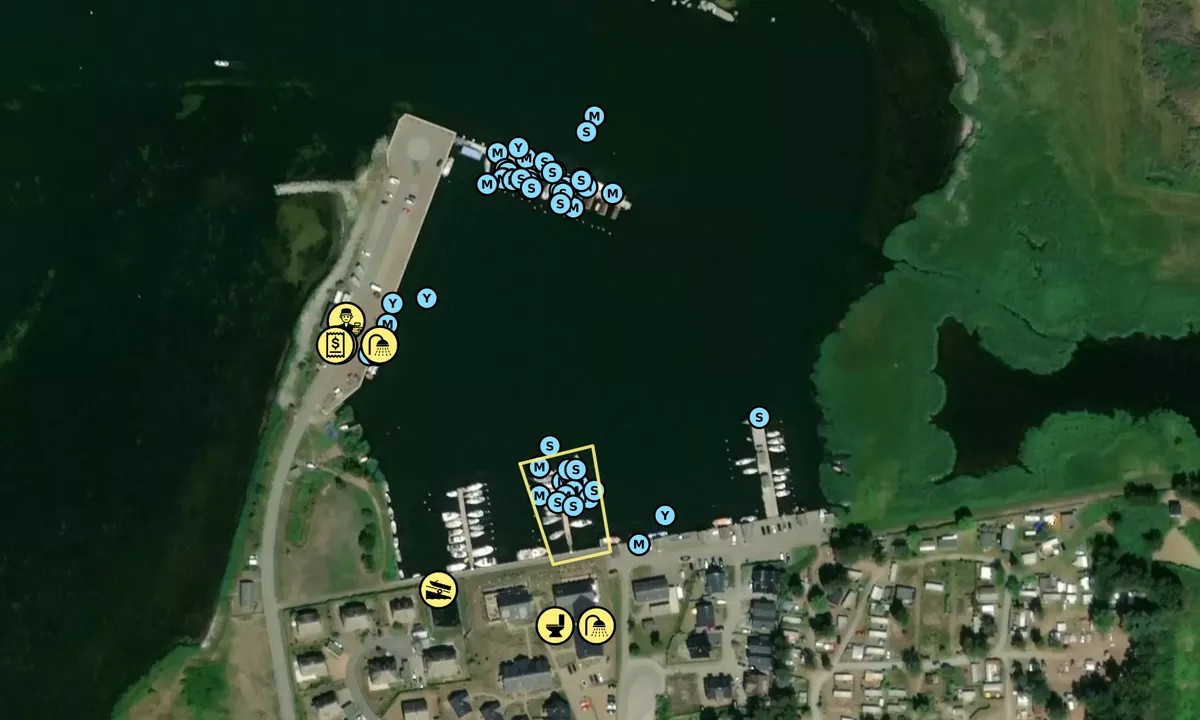 Hafen Gager: Satelite image of Marina Gager 1