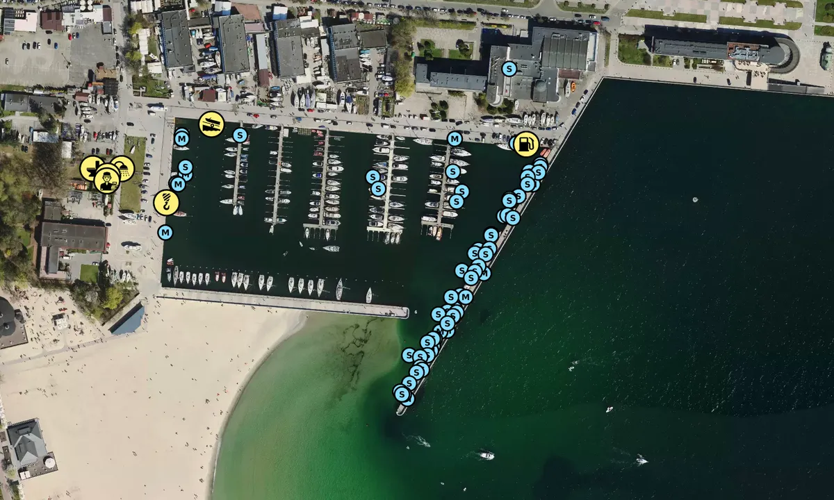 Flyfoto av Marina Gdynia