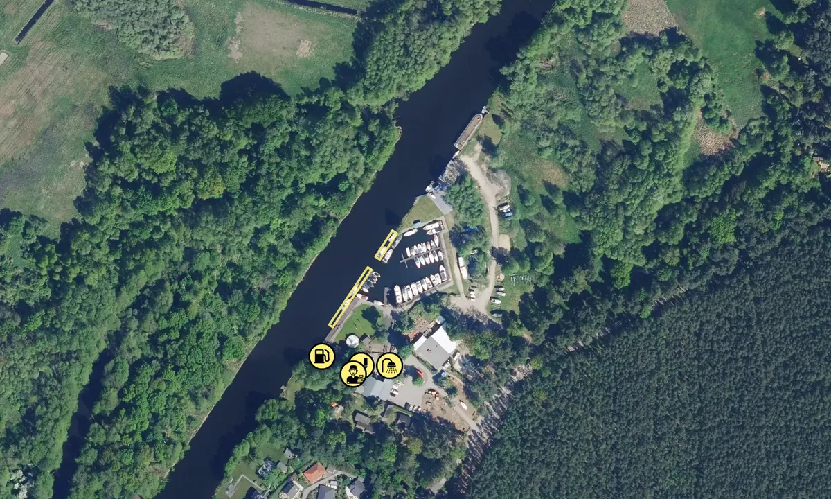 Satelite image of Marina Havelbaude