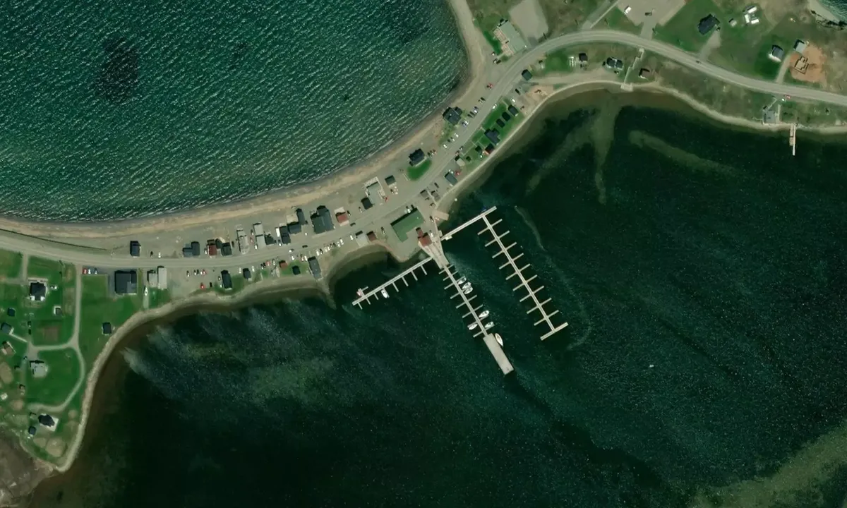 Satelite image of Marina Havre Aubert