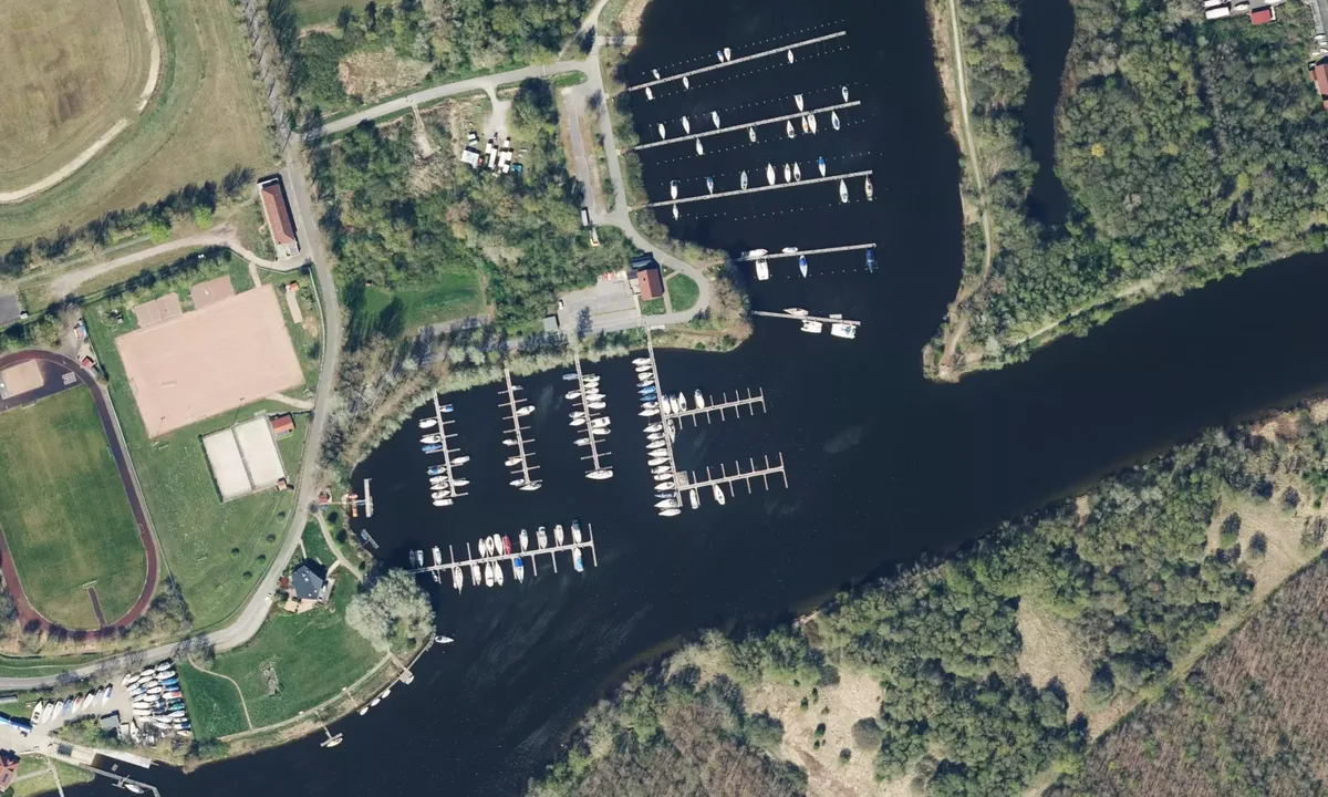 Flyfoto av Marina Hooksiel