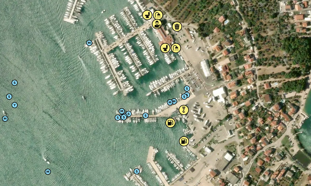 Satelite image of Marina Hramina - Murter