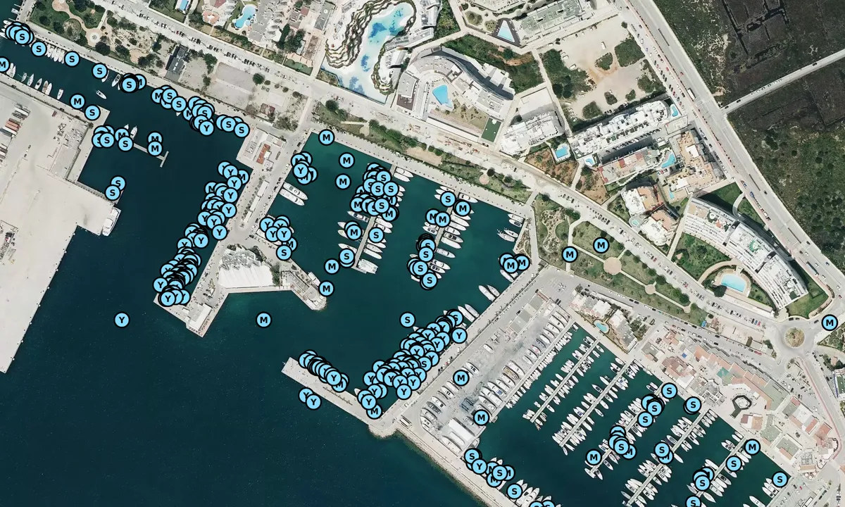 Satelite image of Marina Ibiza 1