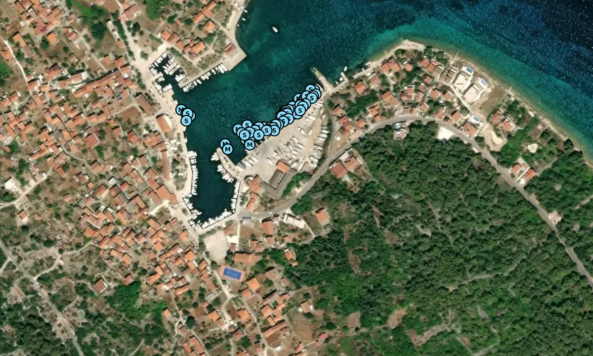 Satelite image of Marina Iz