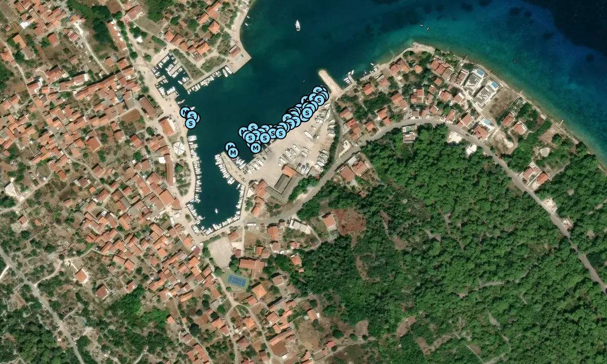 Satelite image of Marina Iz