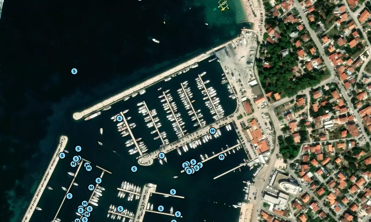 Satelite image of Marina Kornati