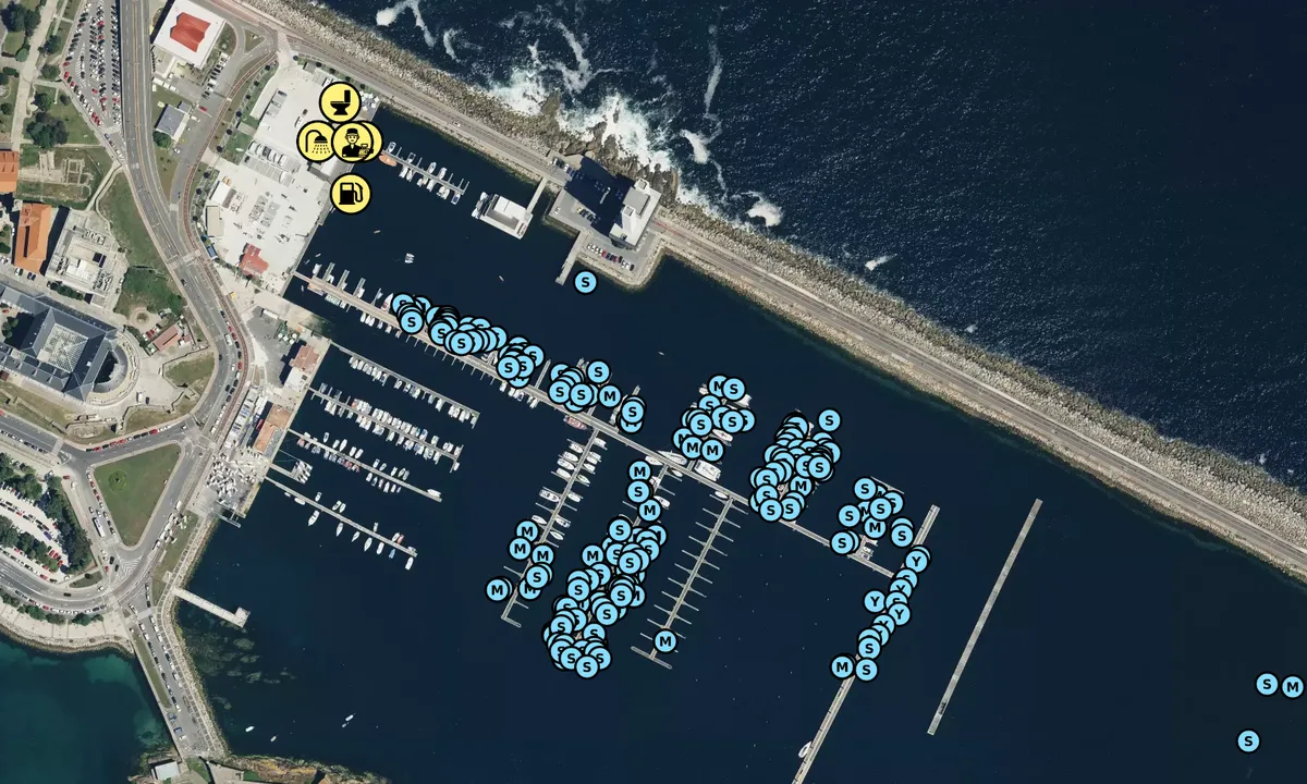 Satelite image of Marina La Coruna