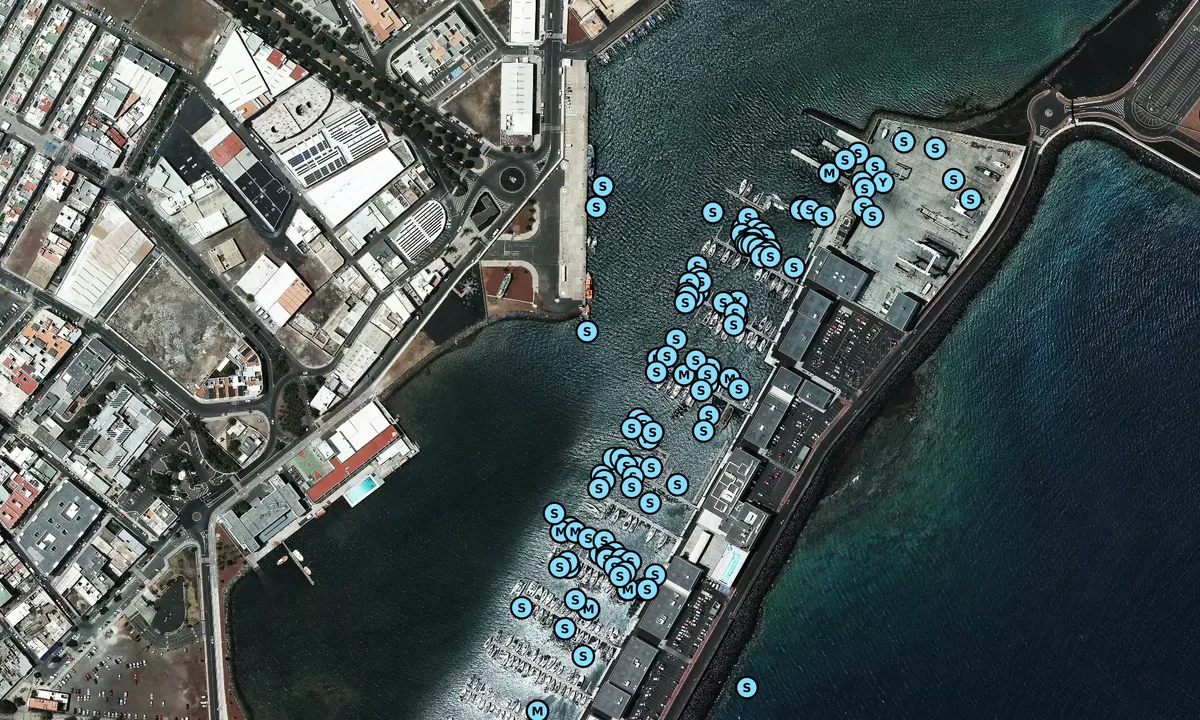 Satelite image of Marina Lanzarote 1