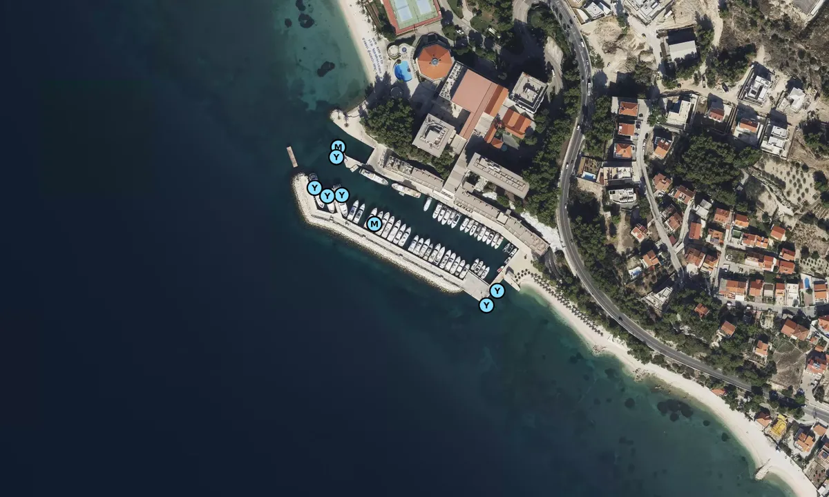 Satelite image of Marina Lav