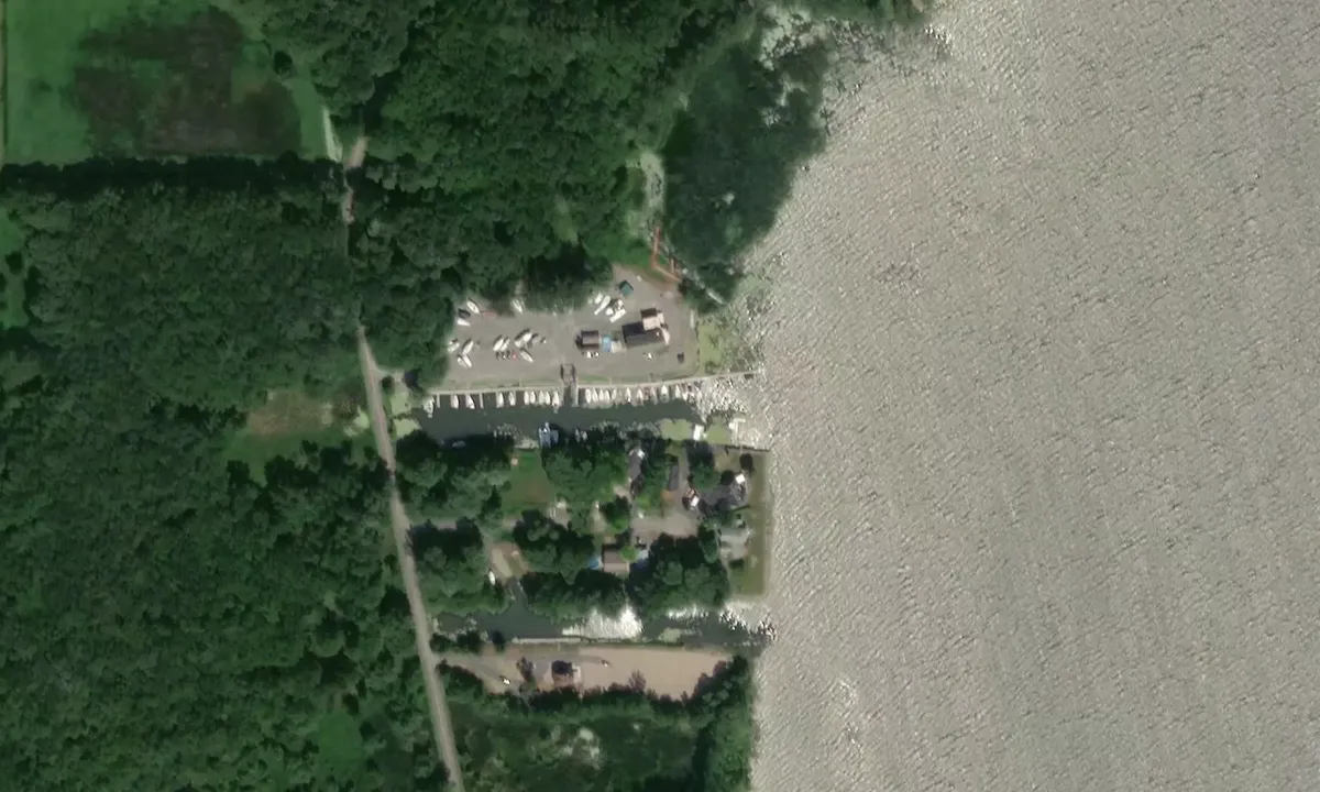 Satelite image of Marina Le Sieur de Champlain
