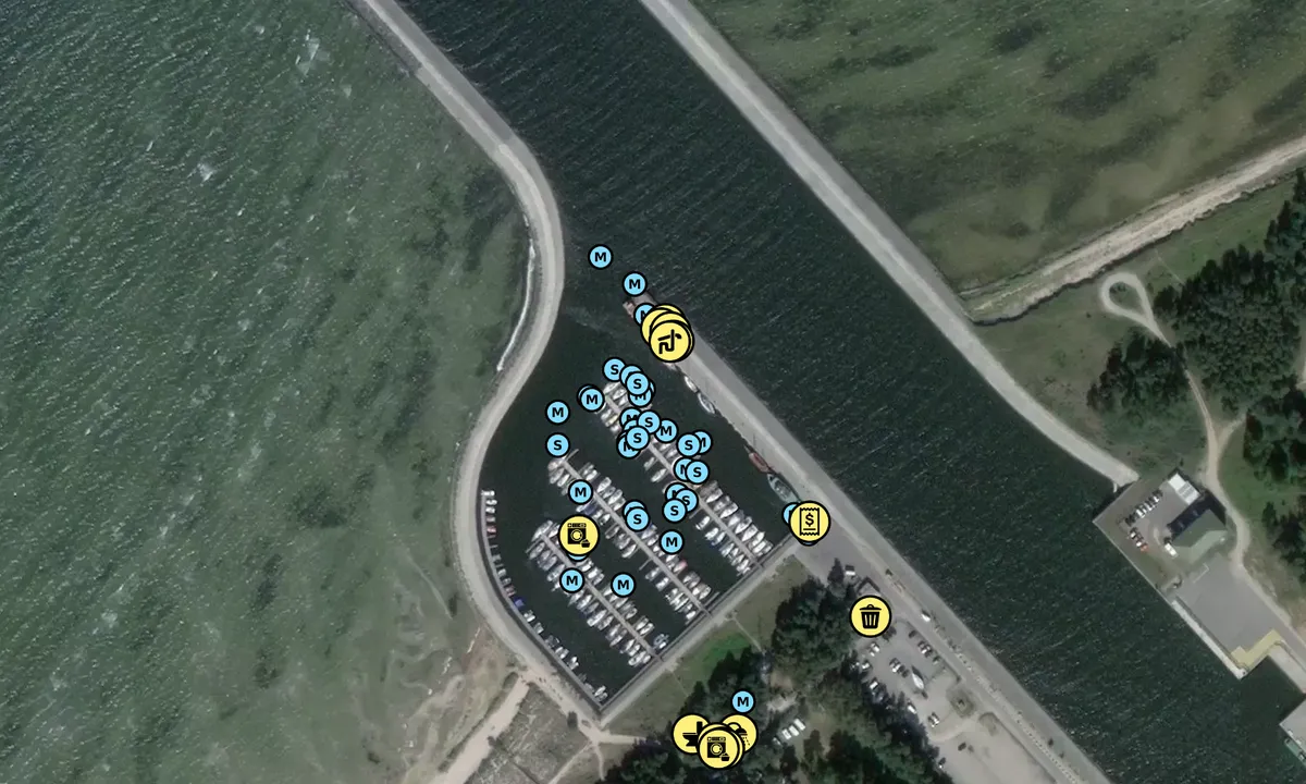 Satelite image of Marina Lubmin