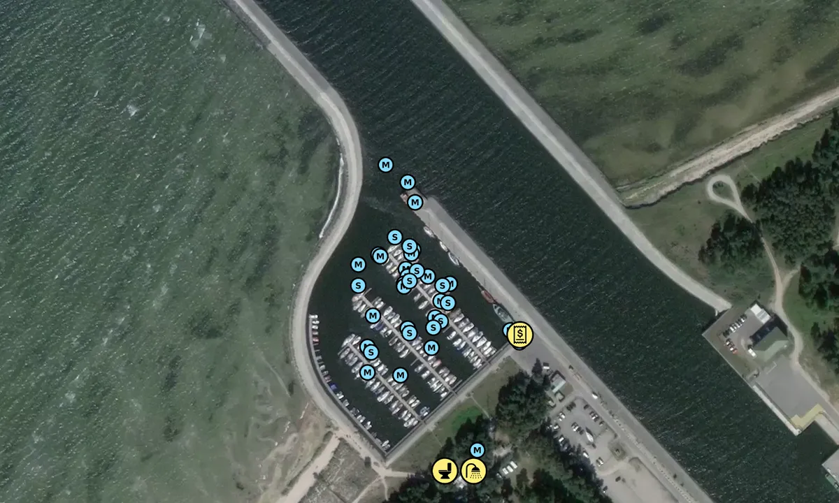 Satelite image of Marina Lubmin