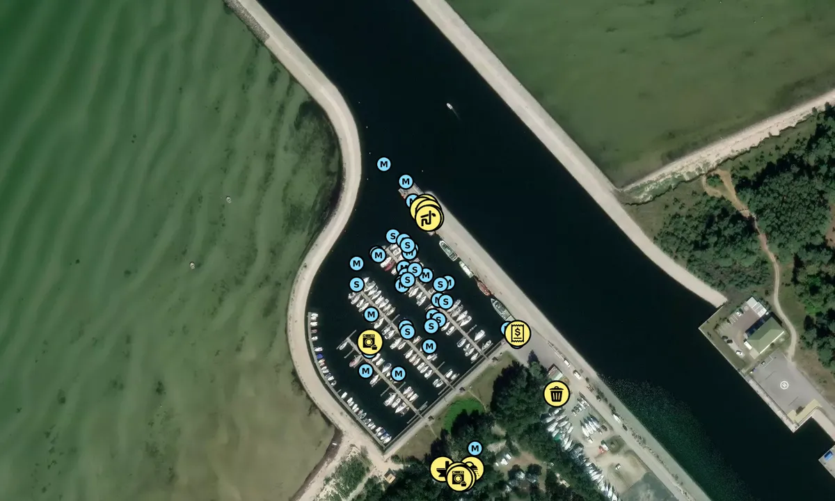 Satelite image of Marina Lubmin