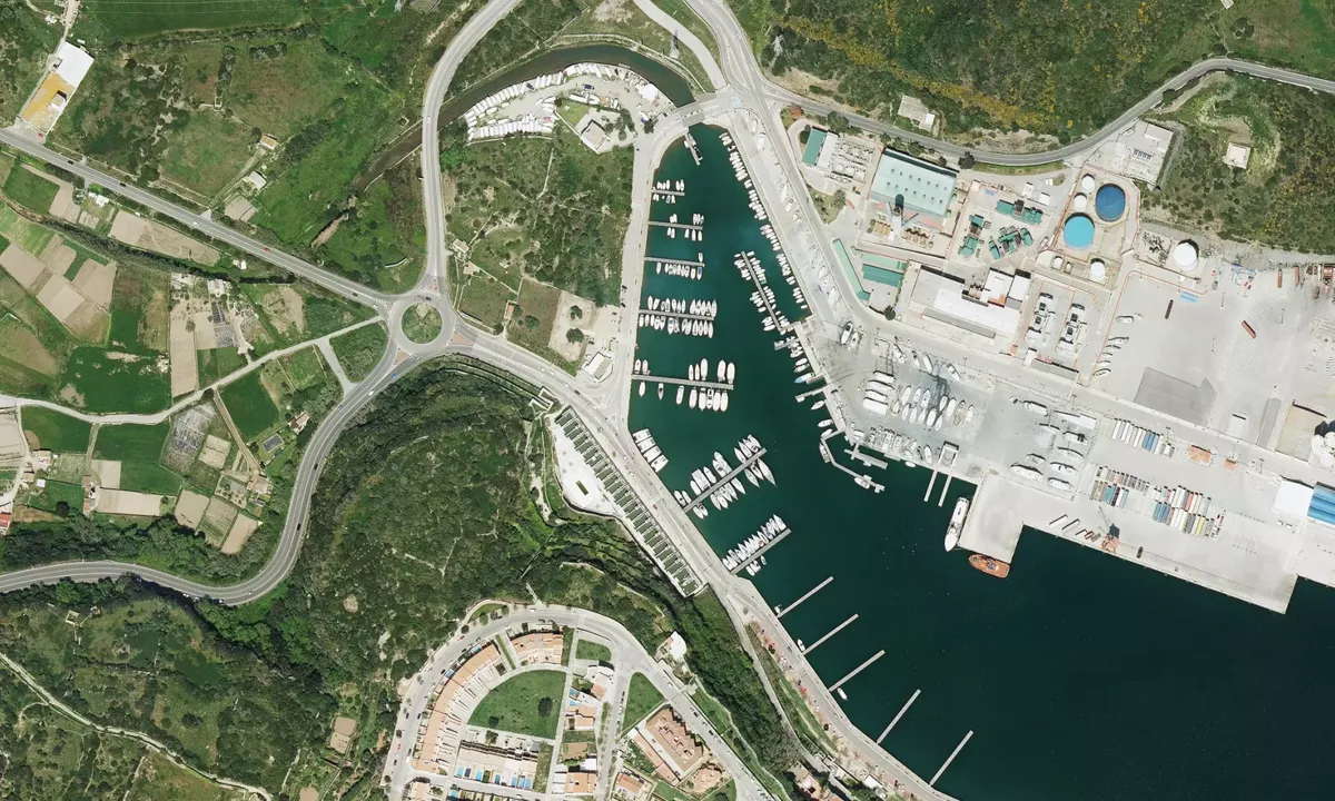 Flyfoto av Marina Menorca