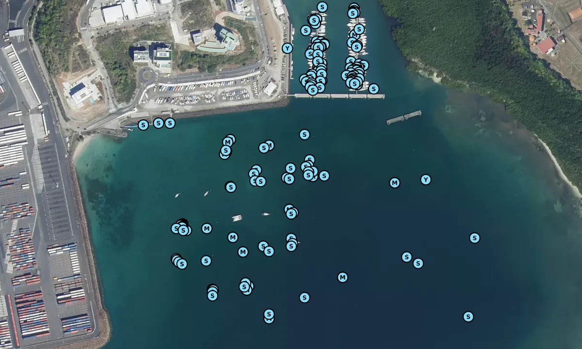 Satelite image of Marina Mooring