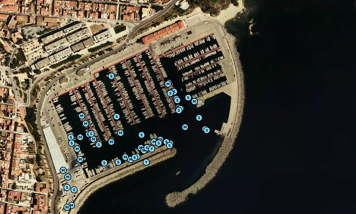 Satelite image of Marina Palamos