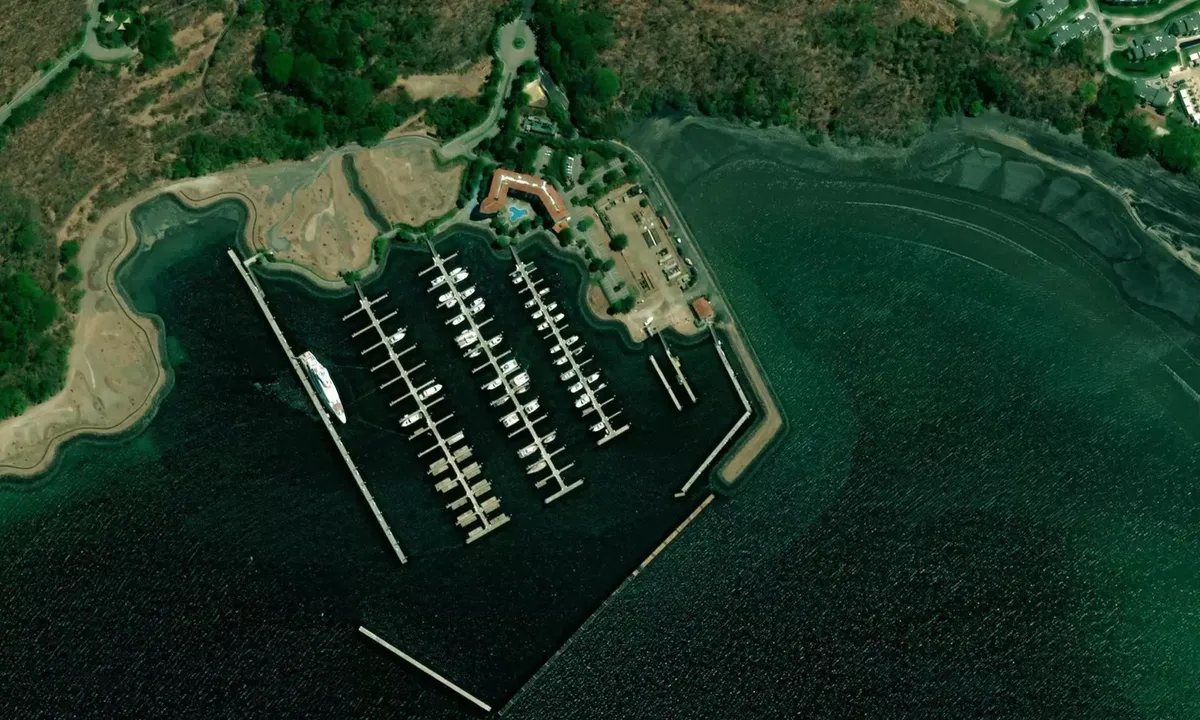 Satelite image of Marina Papagayo