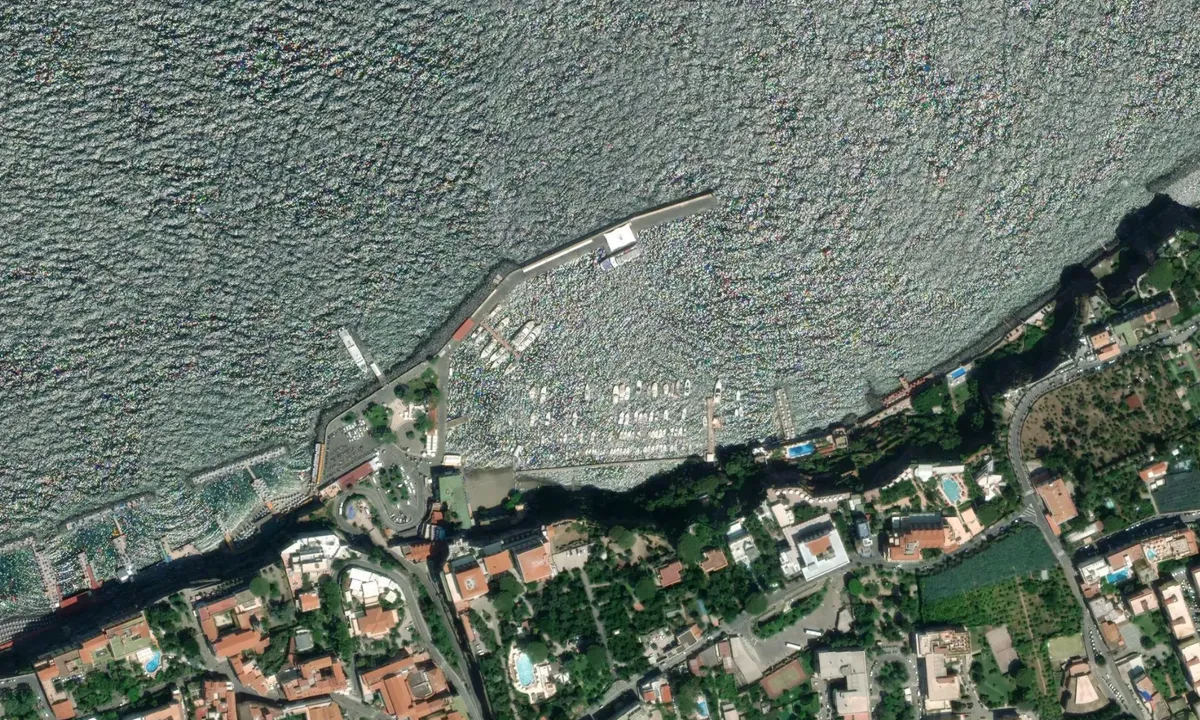 Flyfoto av Marina Piccola Sorrento