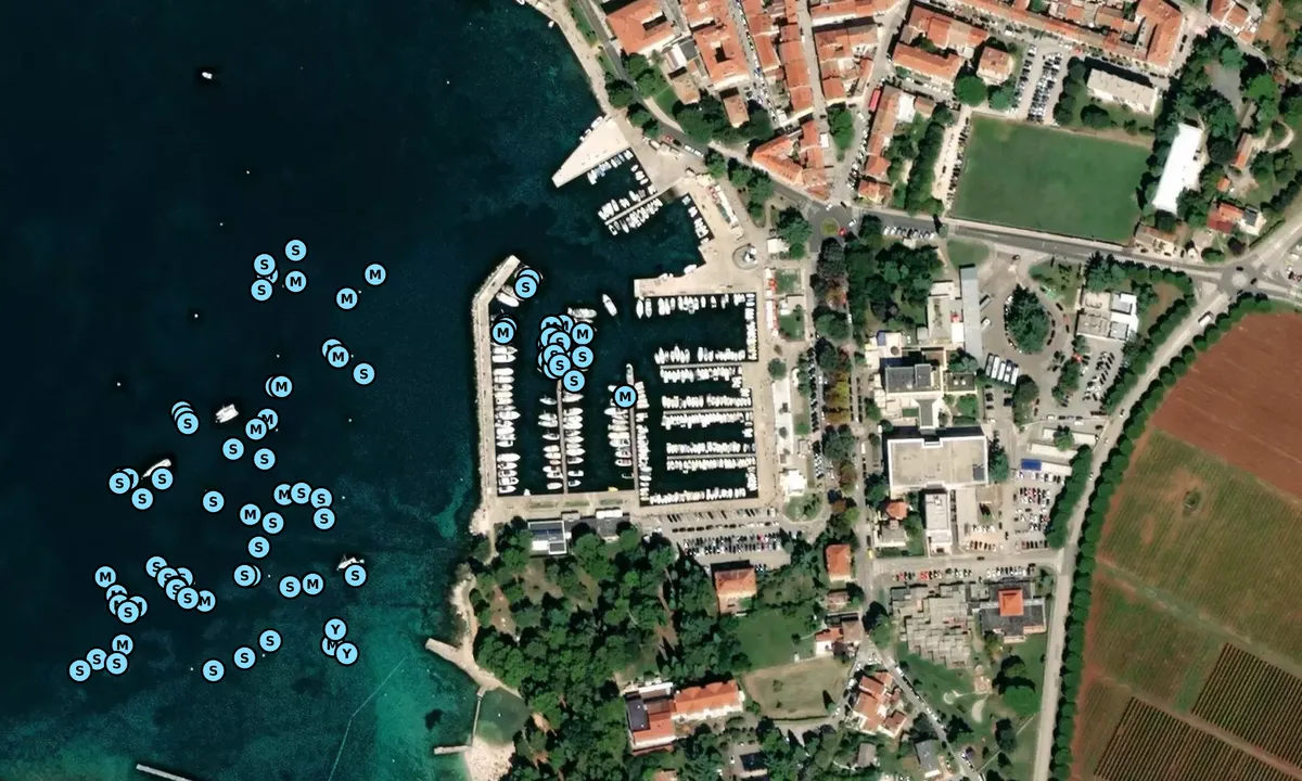 Satelite image of Marina Porec - Poreč