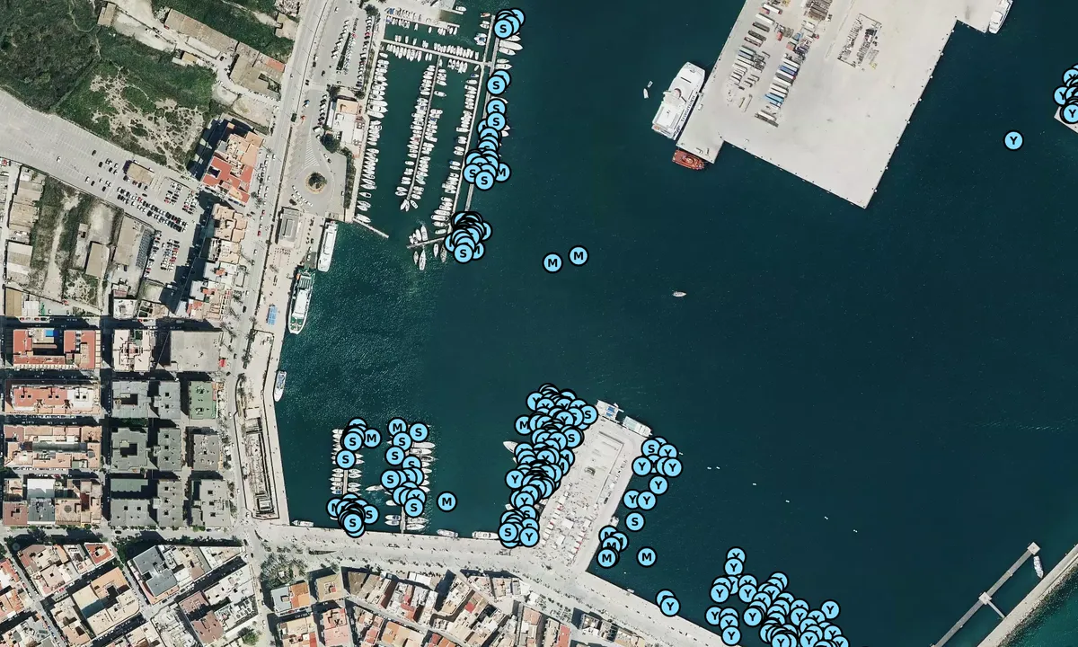 Satelite image of Marina Port Ibiza - Eivissa