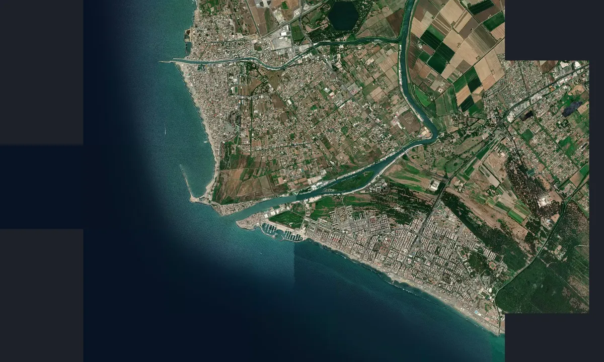Flyfoto av Marina Porto Romano