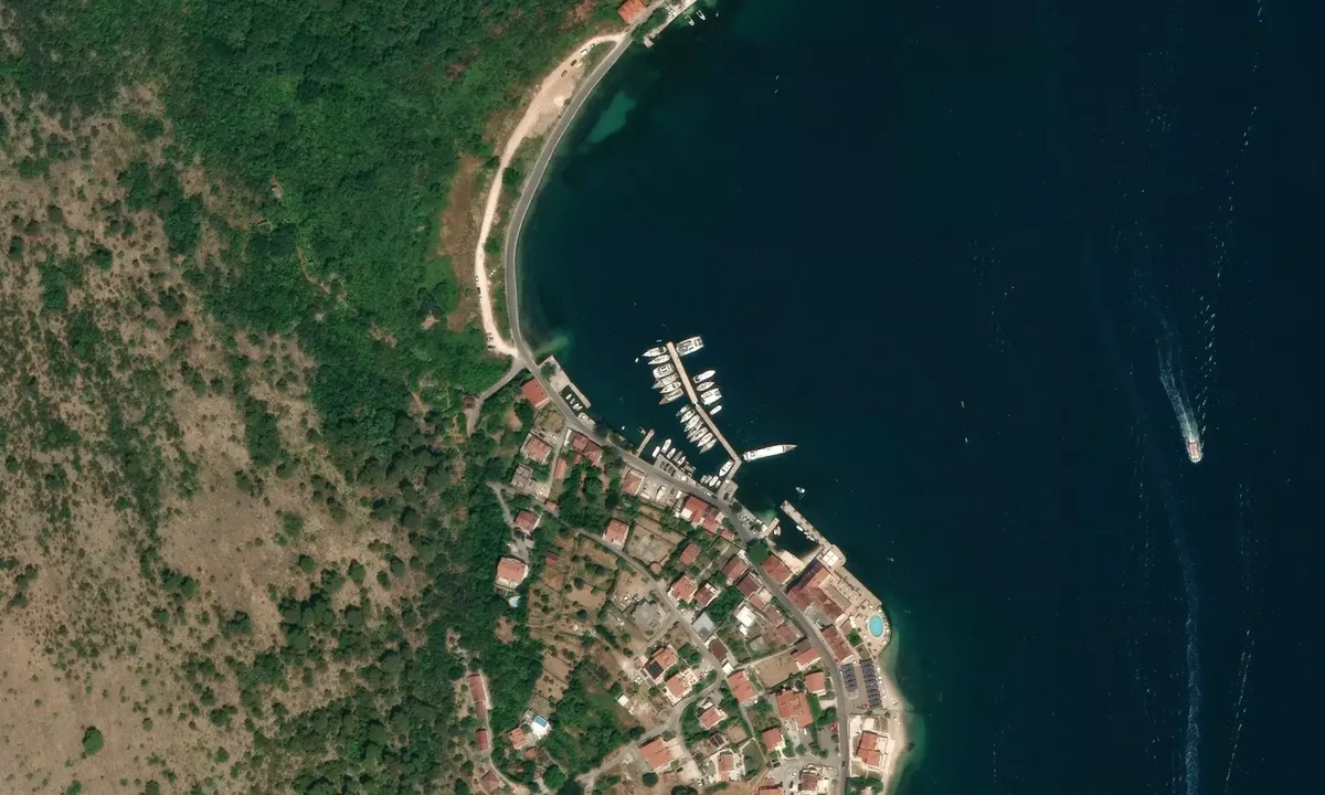 Satelite image of Marina Prcanj