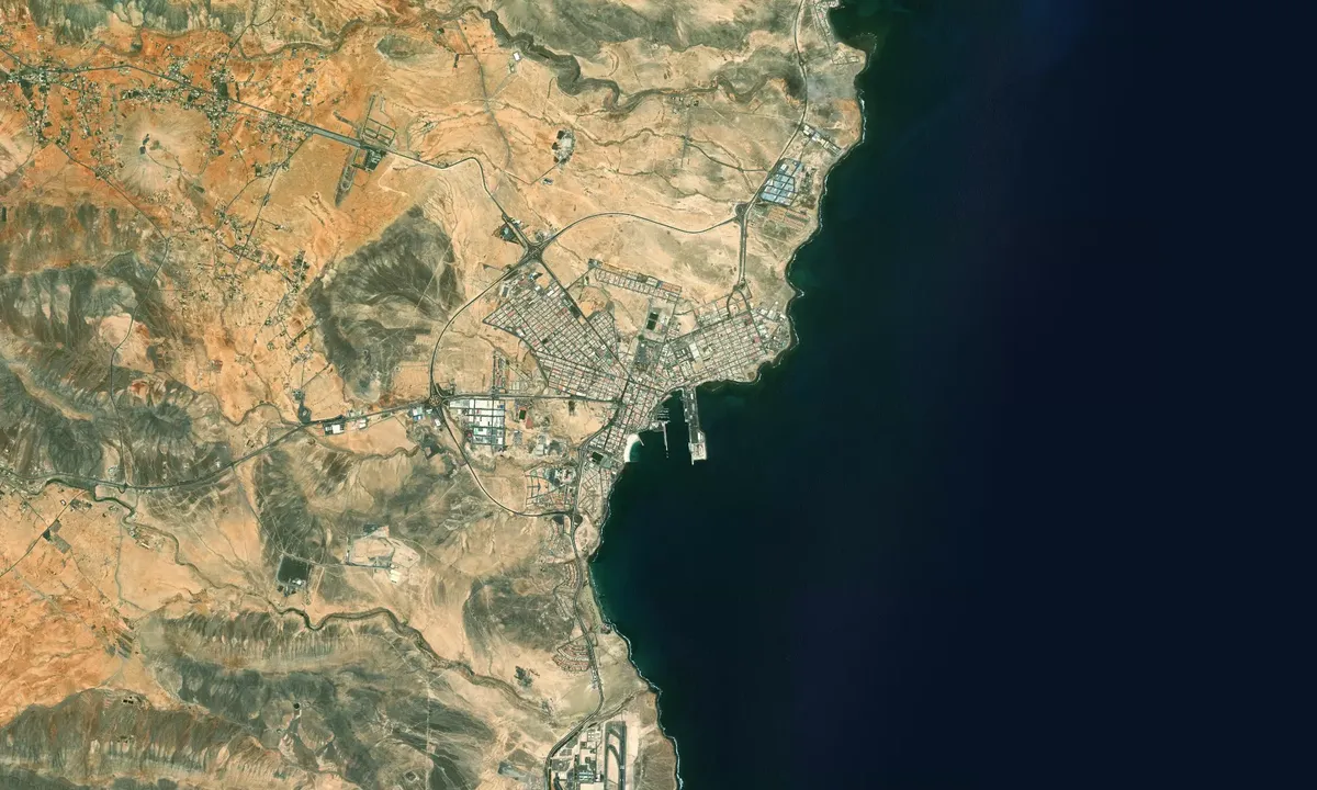 Flyfoto av Marina Puerto Del Rosarios